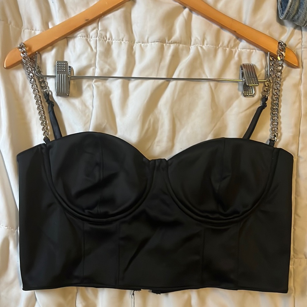 DOLLS KILL CURRENT MOOD CORSET TOP